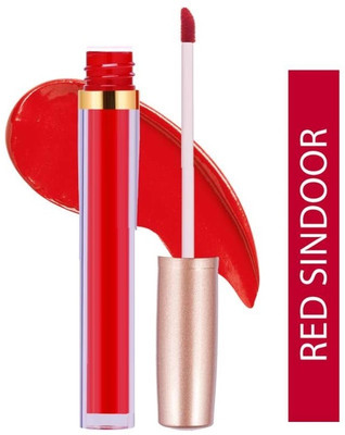 Luster Shine Liquid Sindoor| Sponge Tip Applicator Smudge Free & Long Lasting Liquid(Red)