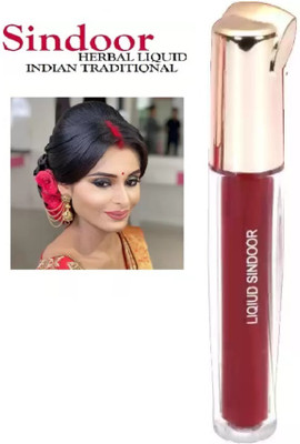 AMOSFIA Long lasting Red Liquid Sindoor Mark of Matrimony Pack of-1 Liquid Sindoor Sindoor(Red)