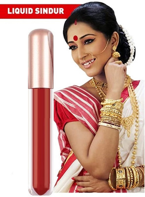 MYEONG Red Quick Drying & Long-Lasting Smudge-Proof Liquid Sindoor Liquid(Red)