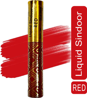 SUBHAJIT ORGANIC CARE Liquid Sindoor - RED - Water Proof and Quick Drying - 10ml Liquid Sindoor(Red)