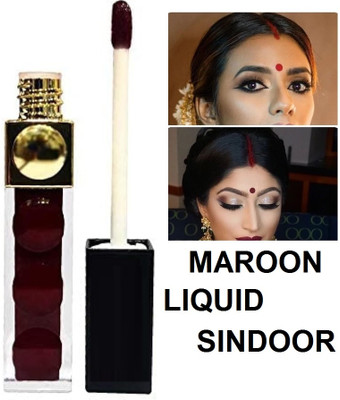 NADJA Liquid Sindoor Maroon With Sponge Tip Applicator LIQUID(Maroon)