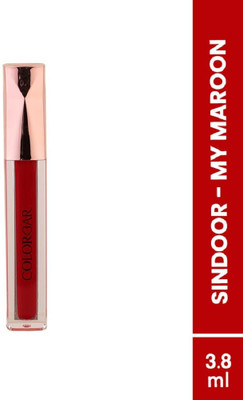 COLORBAR Sindoor, Maroon, 3.8 ml Smudge proof formula Long lasting liquid(Maroon)