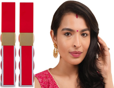 EVERERIN Waterproof Sindoor,Long Sponge Tip Applicator LIQUID(Red)