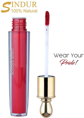 Amaryllis Liquid Sindoor With Sponge Tip Applicator - Long Lasting Liquid Sindoor SINDOOR(Red)