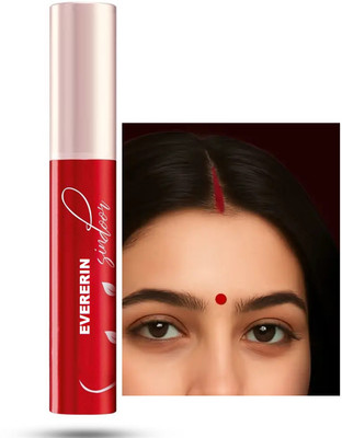 EVERERIN Long Lasting Waterproof One Stroke Application Liquid Sindoor Sindoor(Red)