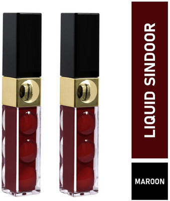 GFSU - GO FOR SOMETHING UNIQUE Long Stay Liquid Sindoor Waterproof Sindoor LIQUID SINDOOR(Maroon)