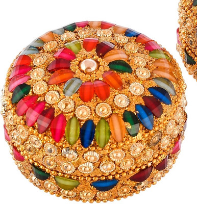 Amaryllis NEW SINDOOR WITH BEAUTIFUL MULTICOLOR BOX SINDOOR Sindoor(Red)