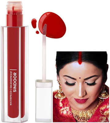 DARVING Liquid Sindoor With Sponge Tip Applicator - Long Lasting LIQUID(Red)