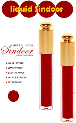 YAWI Water proof & Long Wear Sponge Applicator Liquid Red Sindoor LIQUID(Red)