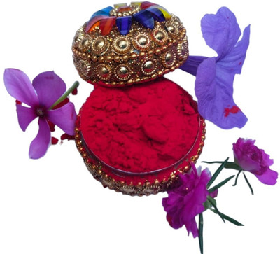 Amaryllis Professional Herbal Sindoor with red handcrafted box powder SINDOOR(Red)
