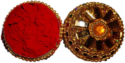 JANOST Super Bright/Real RED SINDHOOR KUMKUM for Daily Pooja/Tilak and SUHAG SINDHOOR POWDER(Red)