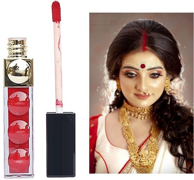 BLUEMERMAID RED LIQUID SINDOOR SMUDGE PROOF BEST FOR WOMEN LIQUID(Red)
