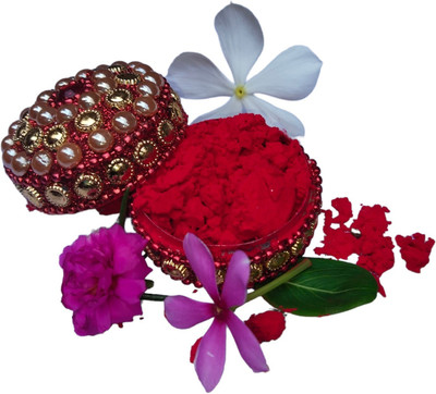 Amaryllis New Best Super Natural Dust Sindoor Red with Herbs Extracts SINDOOR(Red)