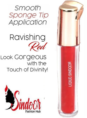 Amaryllis Best Highly Pigmented Red Liquid Sindoor | Non-Toxic | Long Lasting Sindoor(Red)