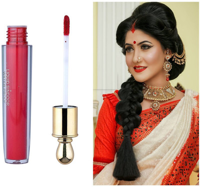 REIMICHI SUPER STAY or NON TRANSFER QUICK DRY RED SINDOOR LIQUID(Red)