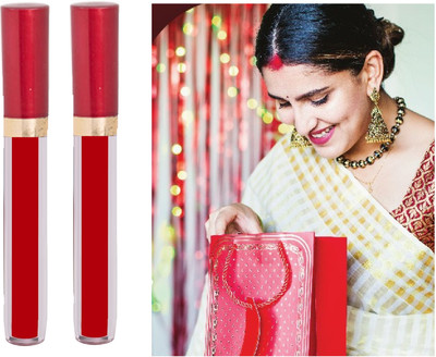 Libline Natural Liquid Sindoor Red with Sponge-Tip- Applicator LIQUID(Red)