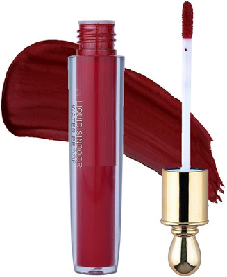 YAWI Matte Sindoor Bright Pigment Quick Drying Long Lasting Waterproof LIQUID(Maroon)