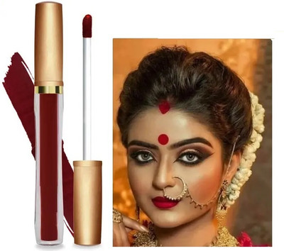 GABBU Long Lasting One Stroke Application Liquid Sindoor maroon liquid(Maroon)