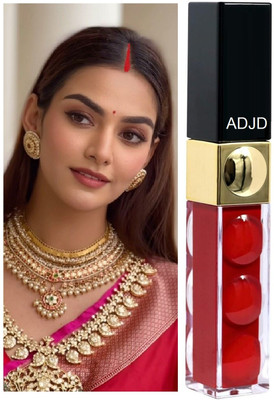 ADJD QUICK DRY & WATER POOF LIQUID RED SINDOOR WITH SPONGE TIP APPLICATOR SINDOOR LIQUID(Red)