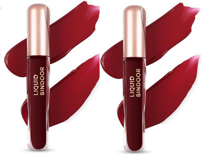 ADJD COBMO BEST BRIDAL MATTE MAROON LIQUID SINDOOR LIQUID(Maroon)