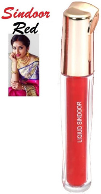 Amaryllis Matte Finish Red Sparkling LIQUID SINDOOR Water Proof Red Sindoor Sindoor(Red)