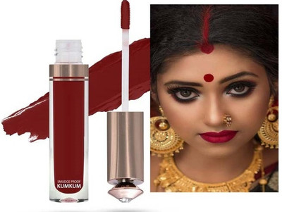 luzimaisa New Quick Drying Formula Matte Red Liquid Sindur LIQUID(Maroon)