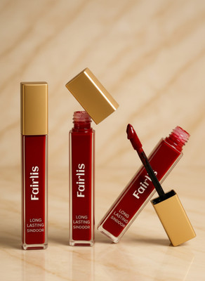 Fairlis Waterproof Liquid Red Sindoor for Brides with Glossy Shine Sindoor(Red)