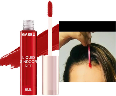 GABBU Smudgeproof Liquid Sindoor(Red) SINDOOR(Red)