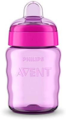 Philips Avent Silicone Classic Spout Cup Without Handle | Pink/Purple | 260ml(Purple)
