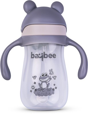 baybee Insulated Flippo Baby Sipper Bottle 300 ml, Anti Spill Sippy Cup(Grey)