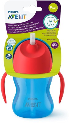 PHILIPS Avent Straw Cup 9m+ 200ml 1pc(Blue, Red)