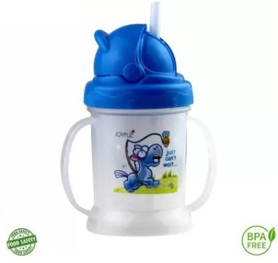 Joyful Sipper BPA free Children Water Bottle With Straw WONDER BABY SIPPER(Blue)