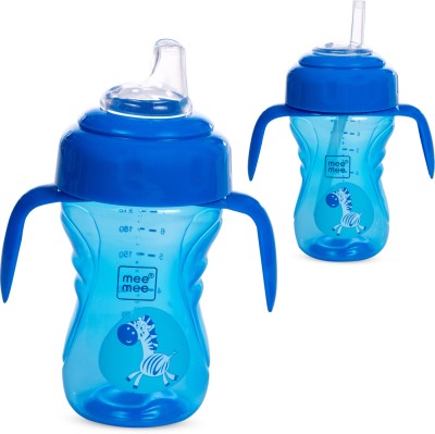 MeeMee Baby Sipper cup BPA free non spill twin handle for baby/Toddlers/Kids,150 ML(Blue)