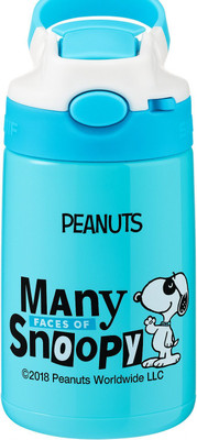 Magic Pebbles Hot & Cold Sipper Water Bottle For kids Double Walled Vacuum Insulated(350ml)(Blue)