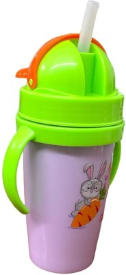 CSM Premium Baby Sipper, Anti Spill Sippy Cup With Silicon Straw, BPA free Non Toxic(Purple, Voilet, Multicolor)