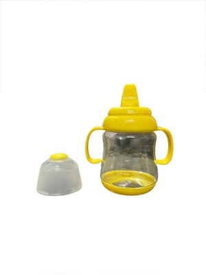 Manish Enterprises Plastic Baby Spout Sipper Cup (250ml)(Yellow)