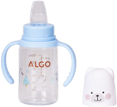 Adore ALGO Jr. Baby Spout Sipper with Twin Handle- Spill proof(Blue)
