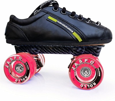 Jaspo Pro Hyper-X Furious High Speed Quad for Professional and Intermediate Users Shoe Skates - Size 11 UK(Red)