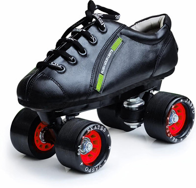 Jaspo Sprint Pro 10 Quad Shoes Fixed Body Roller Skates Approximate Beginners(27.3 cm) Shoe Skates - Size 8 UK(Orange)