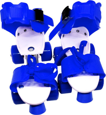 CrazyBuy NEW-blu roll Quad Roller Skates - Size 5-11 UK(Blue)