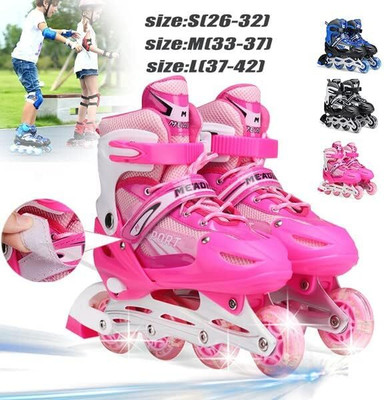 QUINZEE quz skets Shoe Skates - Size 7-9 UK(Blue)