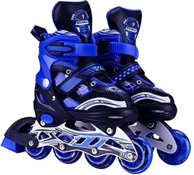 sevriza Running Shoe Inline In-line Skates In-line Skates - Size Medium UK(Black)