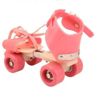 HouseOfCommon NEW-pink roller 7 In-line Skates - Size 5-12 UK(Red)
