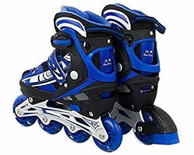 DIXON Premium Quality Inline skate Quad Roller Skates - Size NA UK(Multicolor)