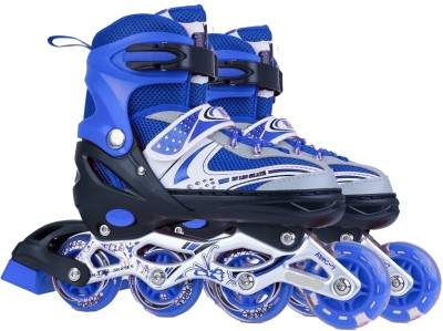 sevriza High quality Shoe In-line Skates - Size Medium UK(Blue)