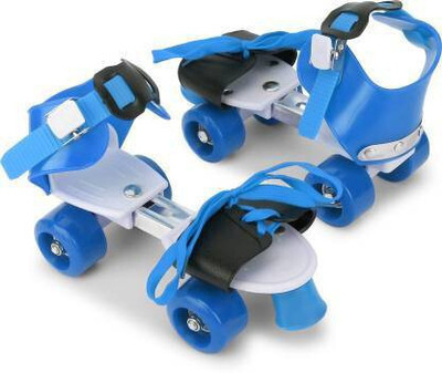 CrazyBuy NEW-blue skate f Quad Roller Skates - Size 5 - 12 C UK(Blue)