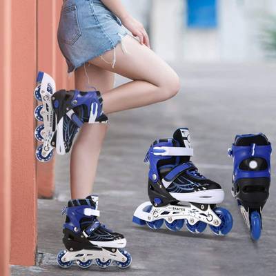 Viha fashion Running Shoe Inline Skates Skatings Shoes For kids Skatings In-line Skates - Size  Adjustable All Pure PU Wheels It Has Aluminum-Alloy Which is Strong Wheels UK
