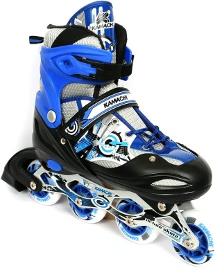 sevriza Skates Size Adjustable In-line Skates - Size Medium UK(Multicolor)