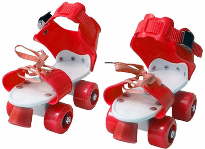 HouseOfCommon skate with the k Quad Roller Skates - Size 4--8 UK (Red) Skates & Skateboard In-line Skates - Size 16-23 UK(Multicolor)