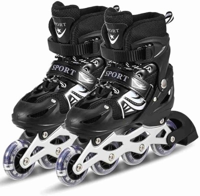 RAPRIVA Skating Shoe Skates In-line Skates -Size 6-9UK In-line Skates -Size 6-9UK(Black) In-line Skates - Size 6-9 UK(Black)